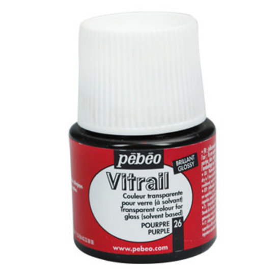 Pebeo Pebeo Vitrail Glasverf Transparent 45ml Purple nr. 26