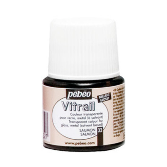 Pebeo Pebeo Vitrail Glasverf Transparent 45ml Salmon nr. 32