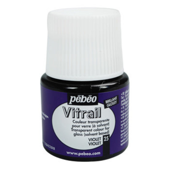 Pebeo Pebeo Vitrail Glasverf Transparent 45ml Violet nr. 25