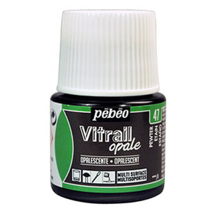 Pebeo Vitrail Glasverf Opale 45ml Pewter nr. 47