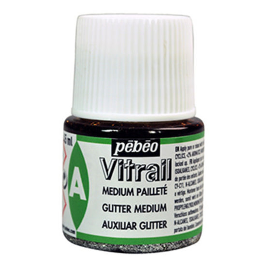 Pebeo Pebeo Vitrail Glasverf Medium Glitter 45ml Gold