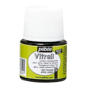 Pebeo Vitrail Glasverf Transparent 45ml Apple Green nr. 34