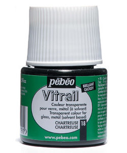 Pebeo Vitrail Glasverf Transparent 45ml Chartreuse nr. 18