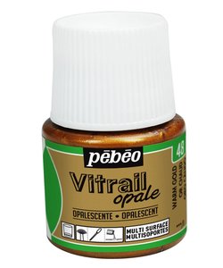 Pebeo Vitrail Glasverf Opale 45ml Warm Gold nr. 48