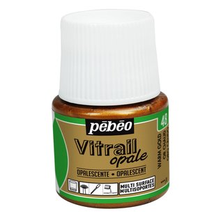 Pebeo Vitrail Glasverf Opale 45ml Warm Gold nr. 48