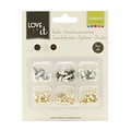 Vaessen Creative Brads Splitpennen Love it 8mm.  48st. Assortie