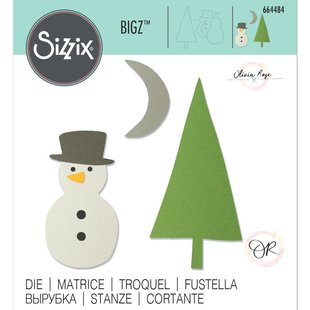 Sizzix Bigz Die Olivia Rose  Snow Scene