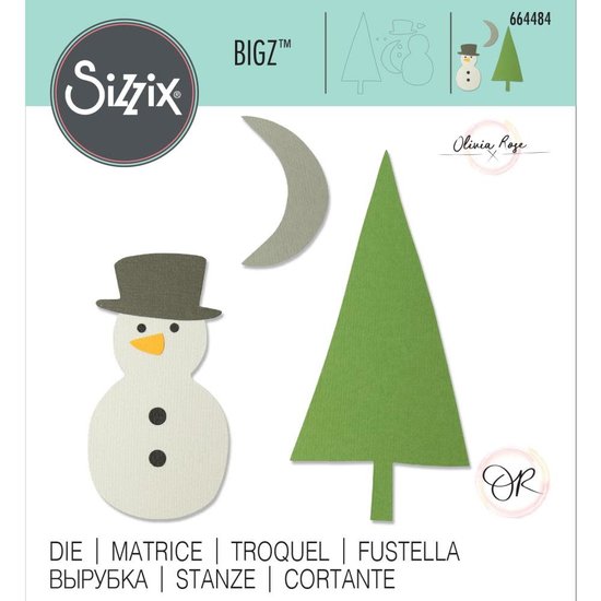 Sizzix Sizzix Bigz Die Olivia Rose  Snow Scene