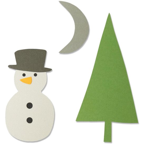 Sizzix Sizzix Bigz Die Olivia Rose  Snow Scene