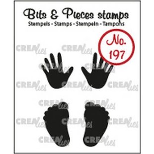 Crealies Stempel Bits & Pieces  baby Handjes en Voetjes