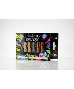 Cadence Kooky Acrylverf Metallic Set 15ml 6st