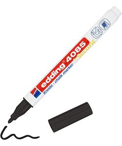 Edding 4085 Chalk Marker Zwart 1-2mm