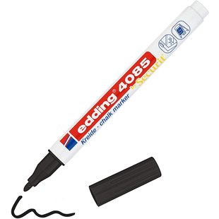 Edding 4085 Chalk Marker Zwart 1-2mm