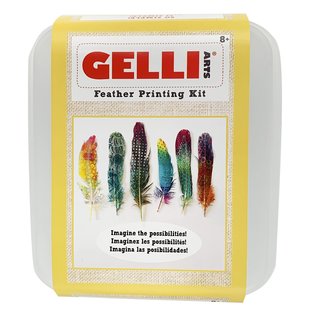 Gelli Arts Gel Kit Feather Printing