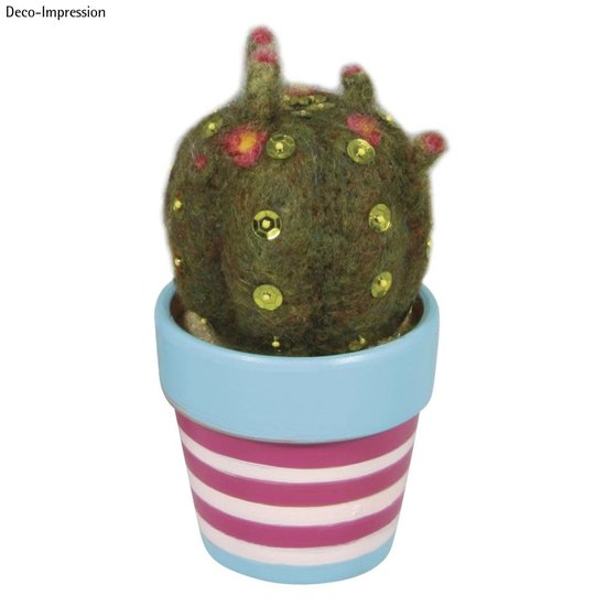 CREA Piepschuim Cactus balloncactus, 5+9cm ø, 1 stuk van elk