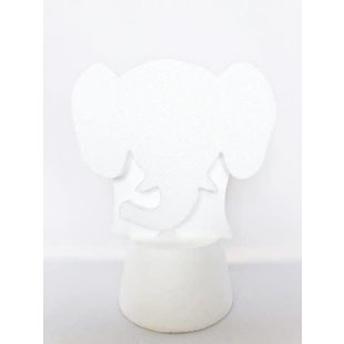 Piepschuim Circus Olifant met Podium exclusief decoratiematerialen