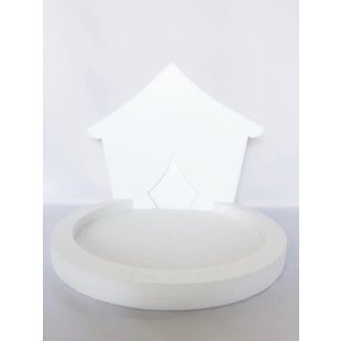 Piepschuim Circus tent exclusief decoratiematerialen