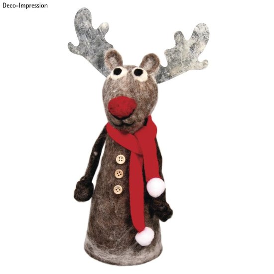 Rayher Knutselpakket Piepschuim Dierenkop 8.5x6cm inclusief viltwol 2st