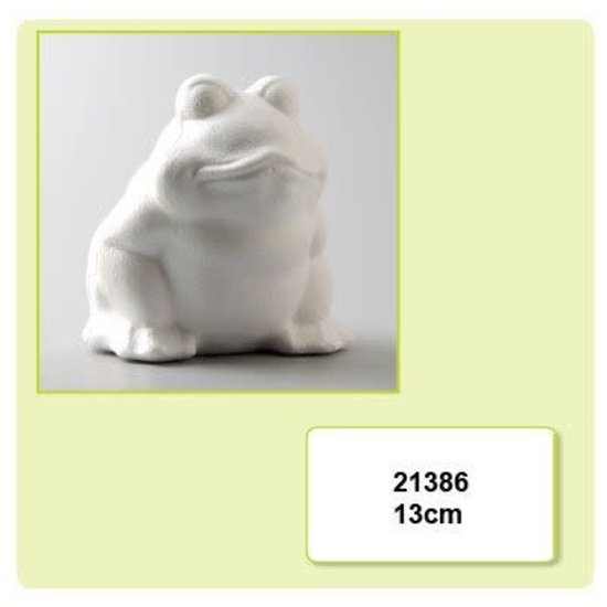 CREA Piepschuim Kikker 13cm