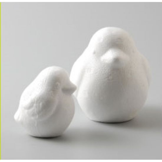 CREA Piepschuim Vogel 6.5 cm. 1 st.