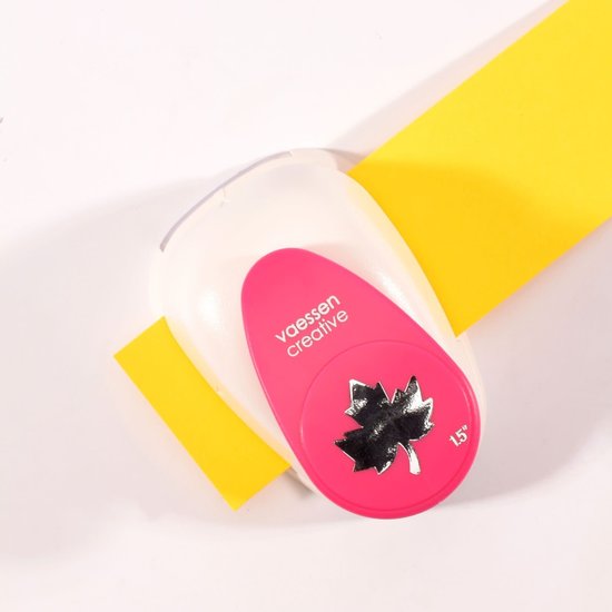 Vaessen Creative Vaessen Creative Figuurpons Maxi Esdoornblad 1,5''