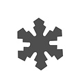 Vaessen Creative Vaessen Creative Figuurpons Maxi Sneeuwvlok 1,5''