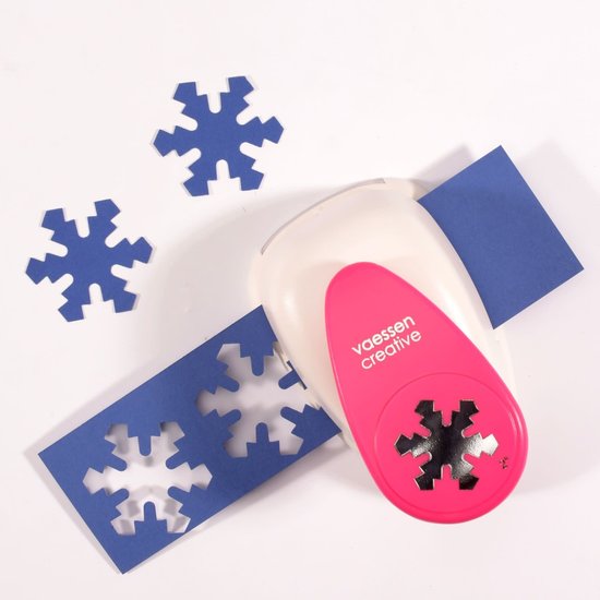 Vaessen Creative Vaessen Creative Figuurpons Jumbo Sneeuwvlok 2''