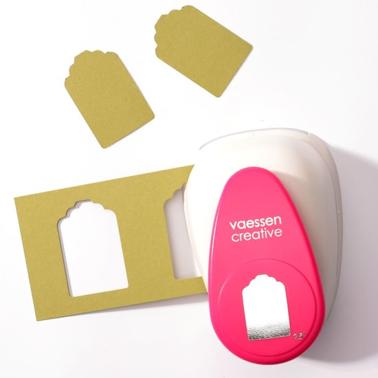 Vaessen Creative Vaessen Creative Figuurpons Jumbo+ Label 2,5''