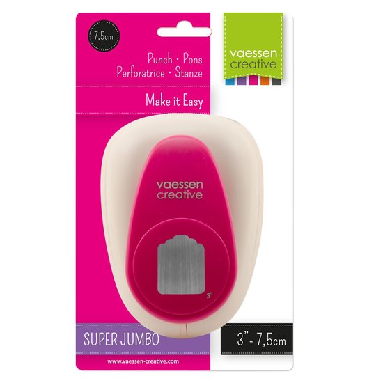 Vaessen Creative Vaessen Creative Figuurpons Super Jumbo Label 3''