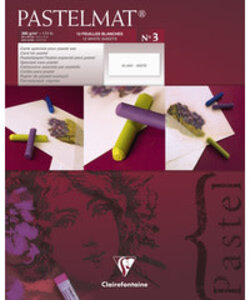 Clairefontaine Pastelmat No 3 360g 24x30cm White