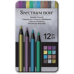 Spectrum Noir Metallic Pencils Set 12st