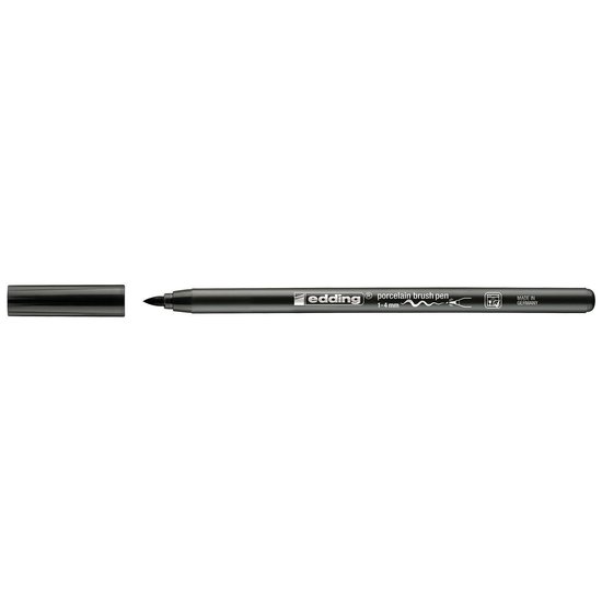 Edding Edding 4200 Porcelain Brushpen Zwart