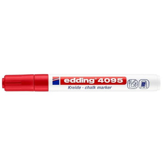 Edding Edding 4095 Chalk Marker Rood