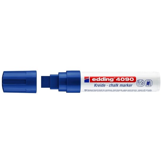 Edding Edding 4090 Chalk Marker Blauw