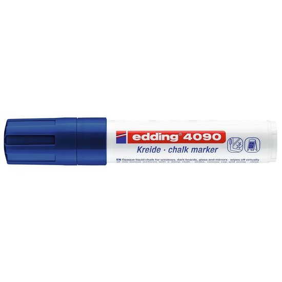 Edding Edding 4090 Chalk Marker Blauw