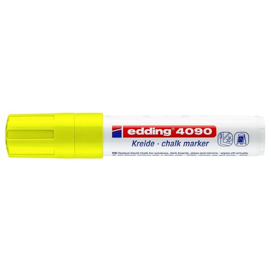 Edding Edding 4090 Chalk Marker Neon Geel