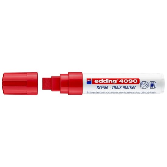 Edding Edding 4090 Chalk Marker Rood