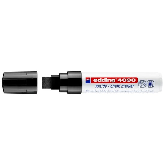 Edding Edding 4090 Chalk Marker Zwart