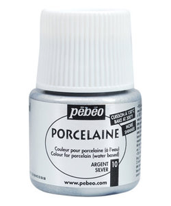 Pebeo Porcelaine 150 Porseleinverf 45ml Silver nr. 110