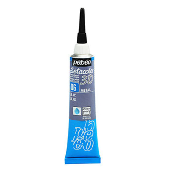 Pebeo Pebeo Setacolor Textielverf 3D Liner 20ml Metallic Lilac nr. 06