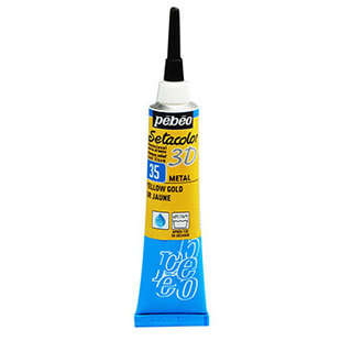 Pebeo Setacolor Textielverf 3D Liner 20ml Metallic Yellow Gold nr. 35