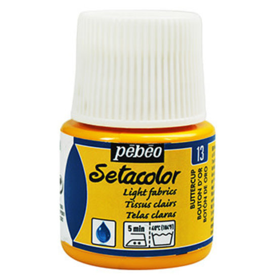 Pebeo Pebeo Setacolor Textielverf Light Fabrics 45ml Buttercup nr. 13