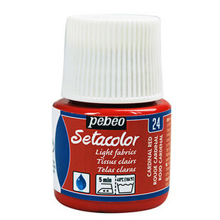 Pebeo Setacolor Textielverf Light Fabrics 45ml Cardinal Red nr. 24