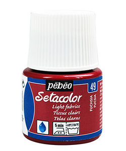 Pebeo Setacolor Textielverf Light Fabrics 45ml Fuchsia nr. 49