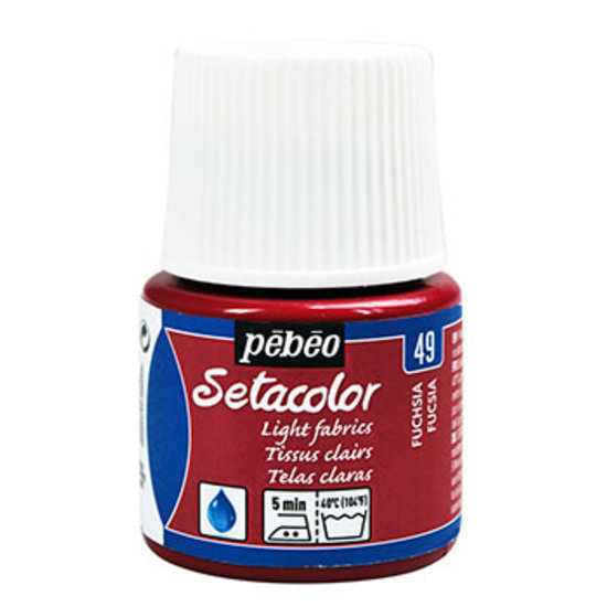 Pebeo Pebeo Setacolor Textielverf Light Fabrics 45ml Fuchsia nr. 49