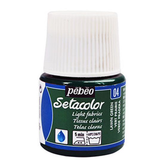 Pebeo Pebeo Setacolor Textielverf Light Fabrics 45ml Lawn Green nr. 04
