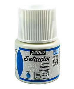 Pebeo Setacolor Textielverf Glitter Light Fabrics 45ml Diamond nr. 204