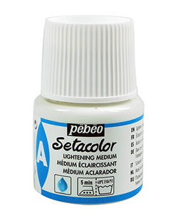 Pebeo Setacolor Textielverf Lightening Medium 45ml