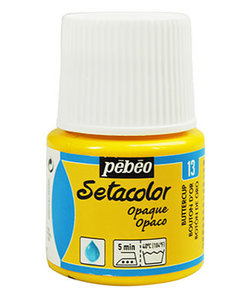 Pebeo Setacolor Textielverf Opaque 45ml Buttercup Yellow nr. 13