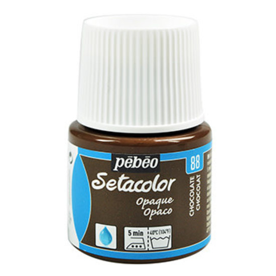 Pebeo Pebeo Setacolor Textielverf Opaque 45ml Chocolate nr. 88